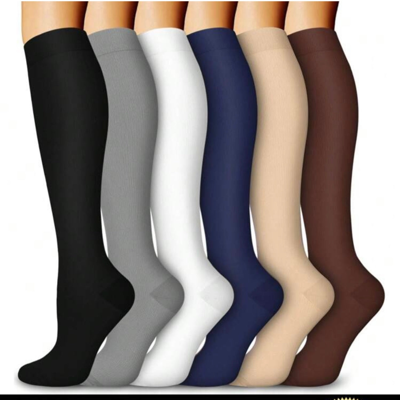 Multicolor Compression Socks